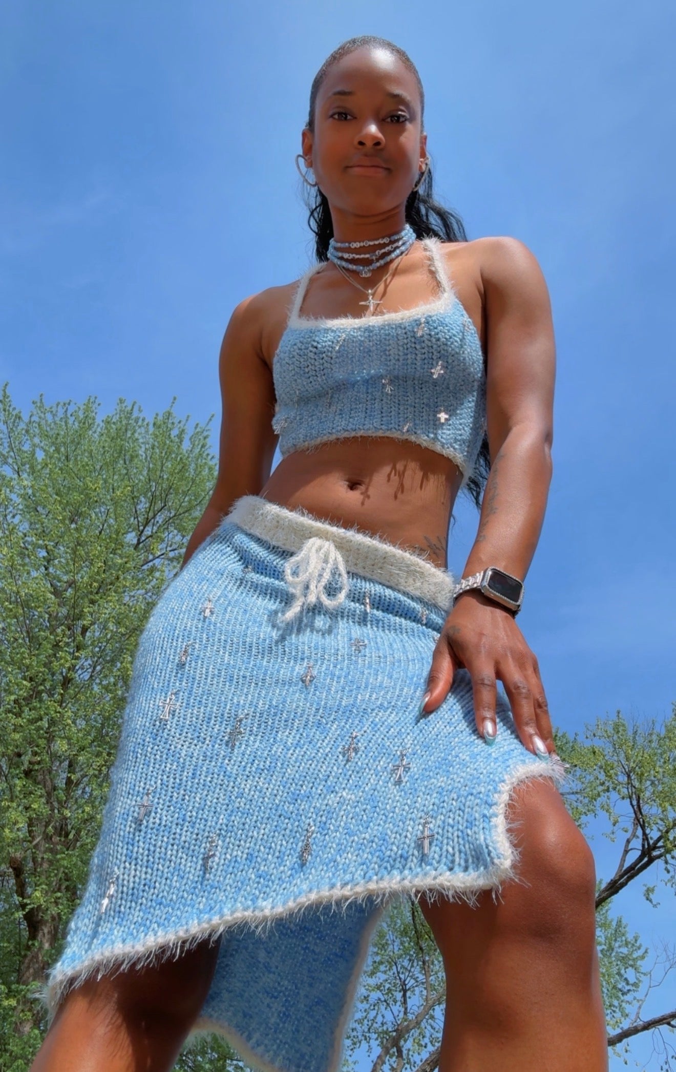 Heavenly Touch Set Pattern – Sentro Skirt + Crochet Tank (Digital Download)